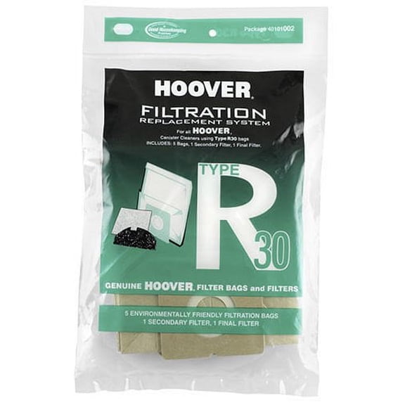 Hoover Type R30 Bag & Filter Set, 40101002