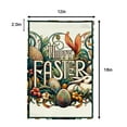 thumbnail image 4 of Cayyon Easter Flags 12 x 18 Double Sided, (Happy Easter Garden Flag) Easter Flag with Bunny for Outside Vertical Holiday Yard Décor, 4 of 5