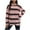 Pink, variant on GigrtiJin Fall Winter Sweater for Women Striped Round Neck Trendy Loose Kint Tops Casual Lightweight Pullover Blouse