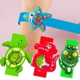 thumbnail image 2 of Relojes para niños con forma de tortuga/cocodrilo/cangrejo de dibujos animados, juguete para bebés de 1 a 15 años, reloj para niños, regalo de cumpleaños, reloj Montre Enfant Gao Jinjia LED, 2 of 2