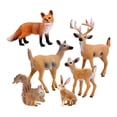 thumbnail image 2 of Set de juego de 6 piezas de animales de la selva, modelos de animales, figuras de simulación coleccionables, artículos de escritorio para fiestas, 2 of 9