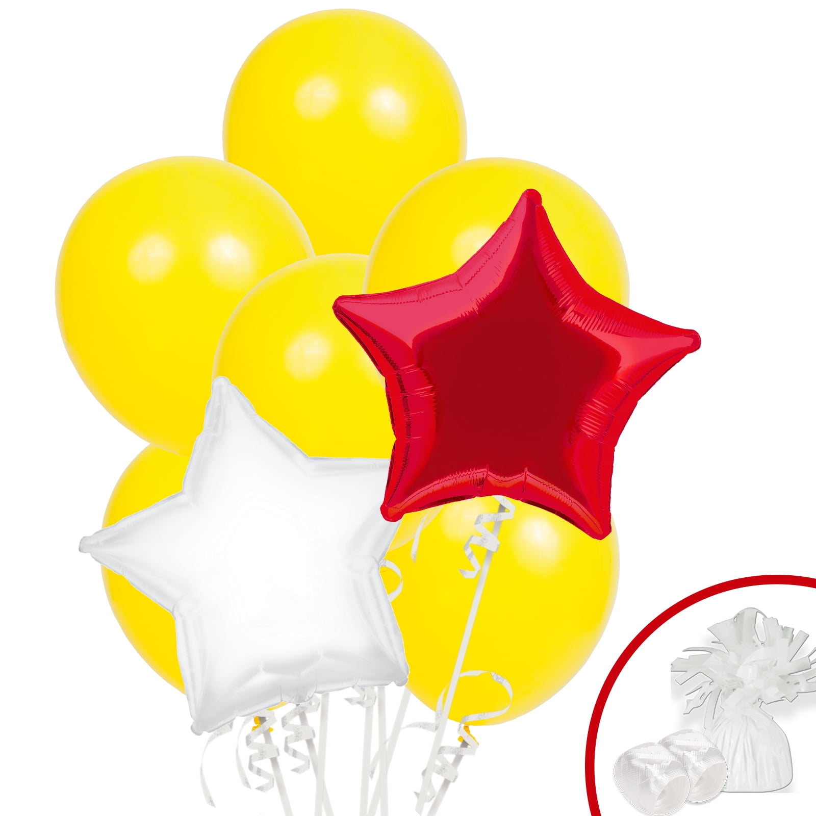 Red & Yellow Balloon Bouquet - Walmart.com