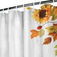 thumbnail image 3 of Shower Curtain for Bathroom Pumpkins Eucalyptus Welcome Fall Bathroom Curtain Durable Funny Bathroom Curtains Hooks Included,72x72Inch, 3 of 5