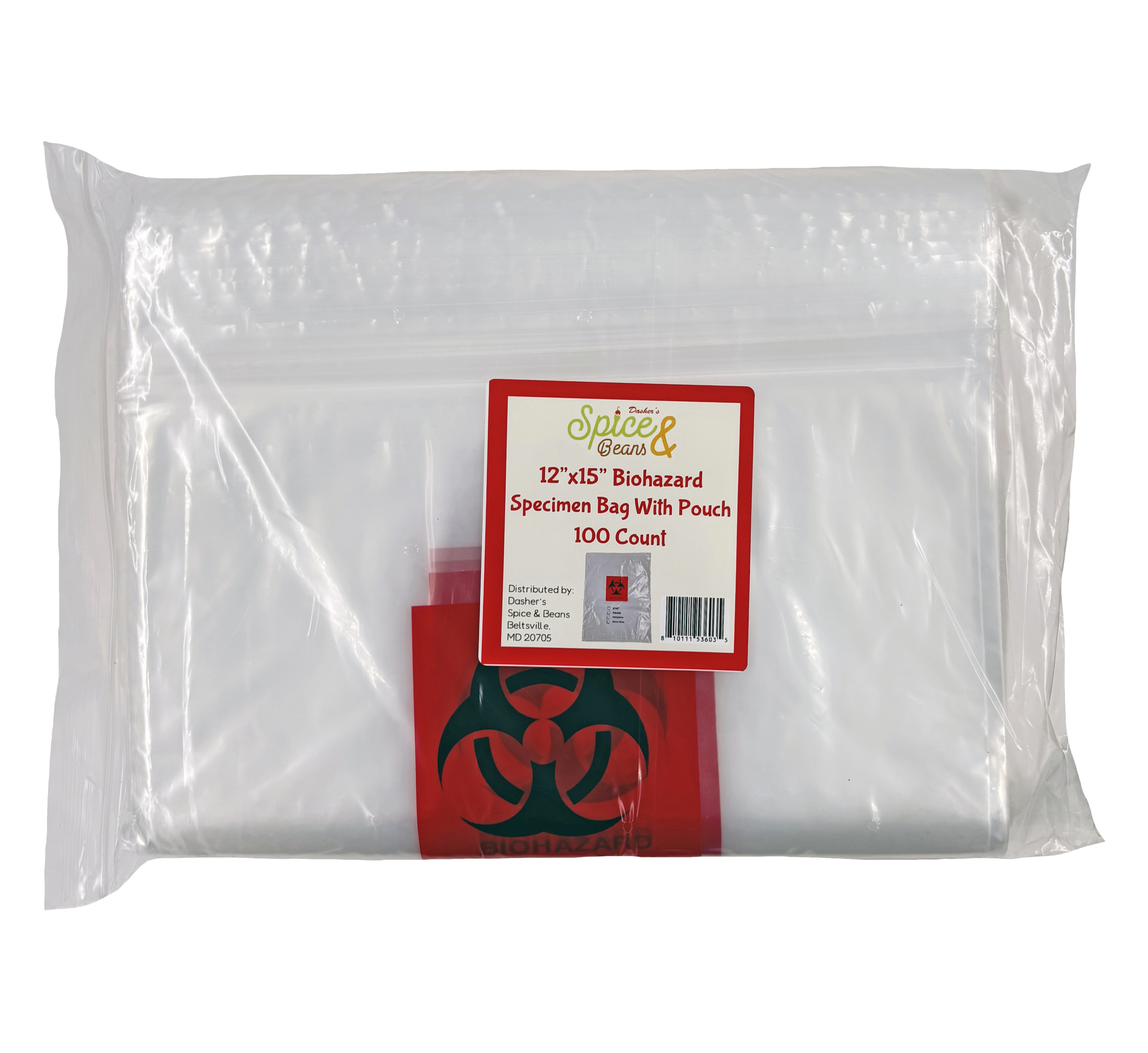 Biohazard Specimen Bag | 12