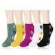 thumbnail image 1 of 5 pares de calcetines tobilleros divertidos y novedosos para mujer y niña, bonitos calcetines coloridos de dibujos animados de animales florales de algodón, calcetines cortos de corte bajo,, 1 of 5