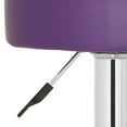 thumbnail image 4 of SAFAVIEH Jude Swivel Bar Stool Purple, 4 of 4