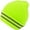 Neon Yellow, variant on High Visibility Reflective Safety Knit Beanie for Men & Women – Warm Winter Headwear for Outdoor Activities.
