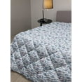 thumbnail image 2 of Unicorn Down Alternative Comforter, Polygonal Origami Inspired in a Monochrome Layout, Microfiber Quilt for All Season, 5 Sizes, Lilac Blue Violet, by Ambesonne, 2 of 3
