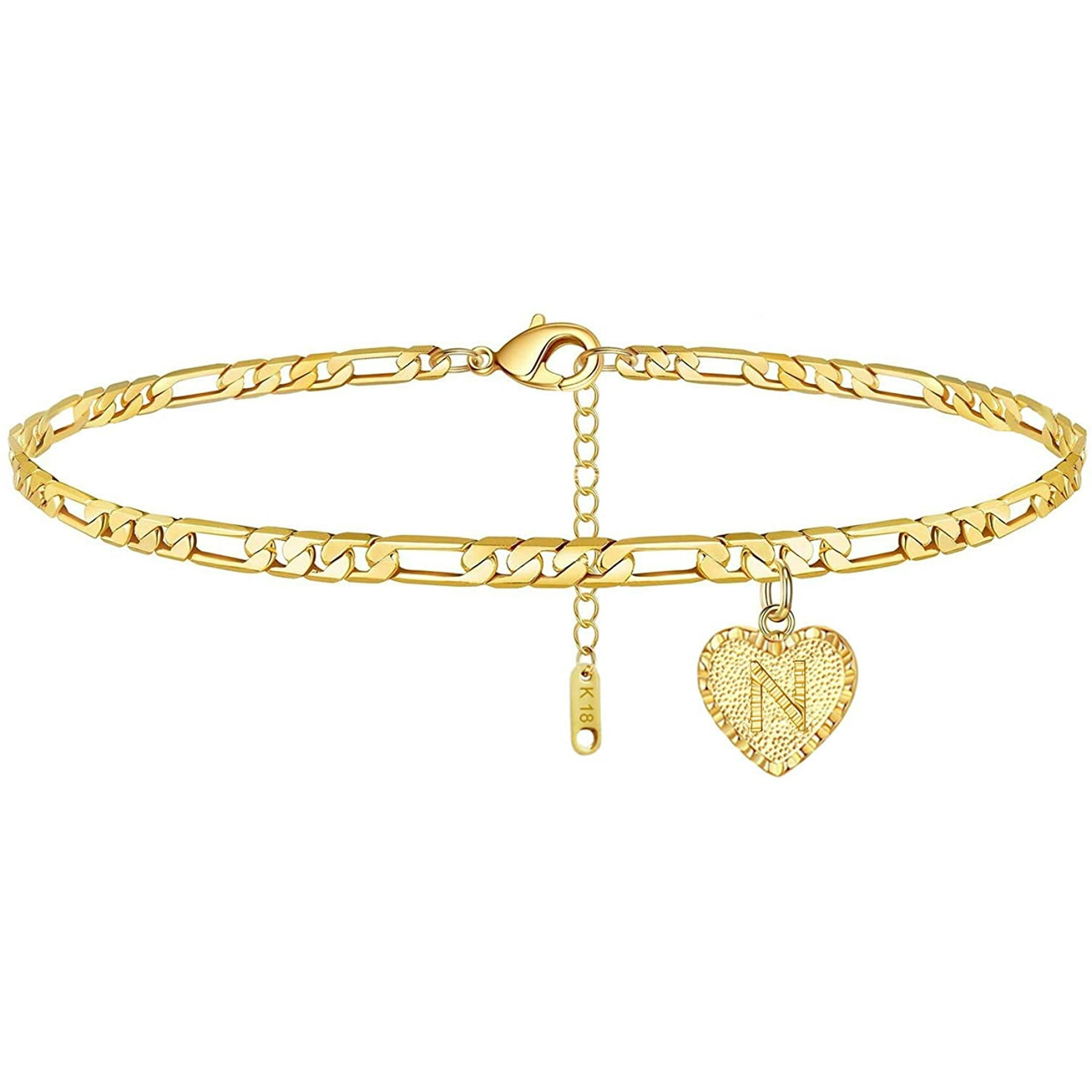 Gold plated ankle bracelet deals