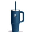 thumbnail image 1 of Vaso hidráulico de viaje con asa, tapa y pajita, 700 ml, azul, 1 of 7