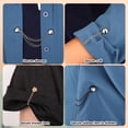 thumbnail image 4 of 6 PCS Magnetic Clothing Clips with Chain, Multi-Function Magnet Button Pins Hijab Cuff Clips for Fixing Hem of Clothes Long Pants Legs Sleeves of Shirts, 4 of 7
