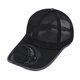 thumbnail image 5 of Gorra con ventilador solar, protección solar, gorra béisbol para senderismo y pesca al libre. Negro, 5 of 8