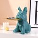 thumbnail image 4 of Decoración De Almacenamiento Figuritas de arte Bulldog con decoración de caja de almacenamiento de resina de palé para oficina (verde) Ndcxsfigh Libre de BPA, 4 of 8