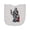 AC-Heather Grey, variant on Inktastic Barber Skater Newborn Bib