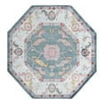 thumbnail image 3 of Unique Loom Paragon Collection Area Rug - Daneker (8' 2" Octagon Gray and Blue/Beige), 3 of 7