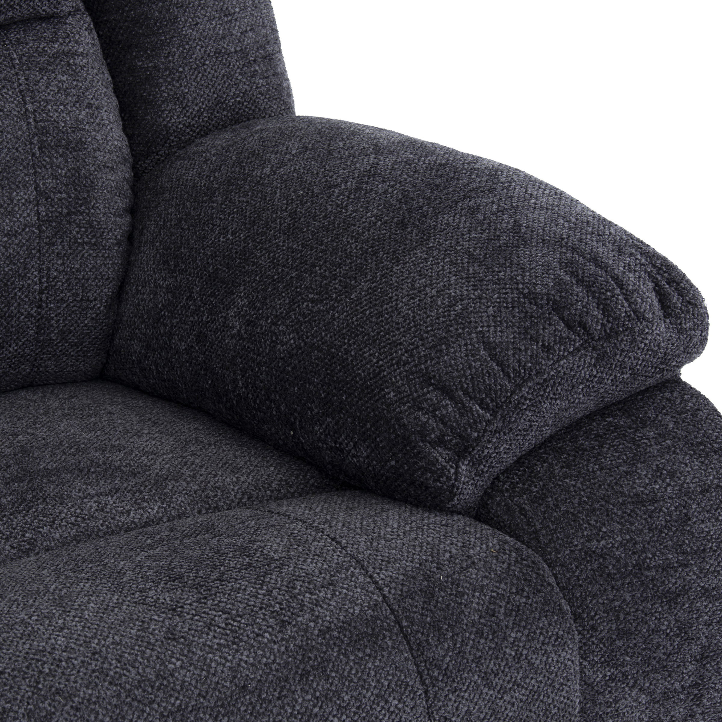 Primo Arthur 40-inch Manual Rocker Recliner – Upholstered Armchair with Smooth Motion, Supportive Seat, and Classic Silhouette for Living Room