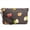 Brown / Multi, variant on Women's Jet Set Small Pebbled Leather Convertible Wristlet Pouch (Navy)