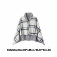 thumbnail image 5 of Vacemry Under $5 Flannel Blanket with Button Closure, Soft Throw Blanket for Couch Bed, Lightweight Shawl Wrap for Travel, Cozy Lap Blanket for Office Chair, Reversible Decorative Throws, 5 of 9
