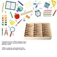 thumbnail image 4 of Caja De Almacenamiento De Escritorio De Madera De 24 Rejillas, Práctico Estante Multipara Teléfono Móvil Para Escritorio, 4 of 7
