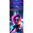 thumbnail image 3 of LED Colorful Luminous Technology Glasses, Bar Bounce Party Science Fiction Honeycomb Glasses Music Festival Glasses, 3 of 8