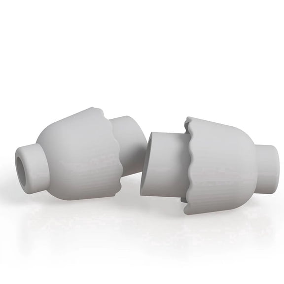 NasalFresh MD Replacement Nose Pillows for CPAP Masks, Soft Rubber, Breathable, 2 Pack, One Size