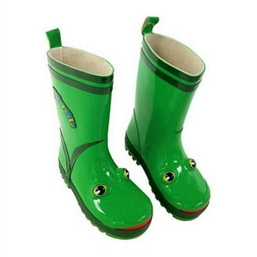 2 Frog Rain Boots Green