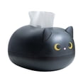 thumbnail image 2 of Caja de pañuelos para gatos, bonita caja de servilletas para gatos, soporte para pañuelos de gato Kawaii, caja de pañuelos bonita para coche, hogar, baño, cocina y oficina, 2 of 5