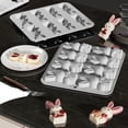 thumbnail image 2 of BINGLI Easter Bunny Silicone Molds 3D Chocolate Molds Easter Rabbit Candy Molds for Fondant Jelly Pudding Manual Soap Making of Easter Party Decoration Grey, 2 of 9