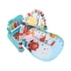 thumbnail image 4 of Estera de juego para gimnasio para bebé, multifuncional, suave, transpirable, educación temprana, Kick Pinao, estera de gimnasio, patrón de bote pequeño, color turquesa, 4 of 5