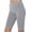 Gray, variant on Oiangi Plus Size Biker Shorts for Women Stretchy High Waist Yoga Leggings Tummy Control Gym Workout Bottoms Gray 3XL