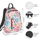 thumbnail image 2 of Disketp Cupcakes and Donuts Mochila Ligera e Impermeable, Mochila de Día Resistente para Viajes, Senderismo y Uso Diario para Hombre y Mujer, 2 of 7