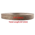 thumbnail image 3 of MOLIGOU Rollo de Chapa de Madera de Nogal 3/4 50 Tiras para Bordes de Madera Contrachapada Borde de Chapa Flexible con Parte Posterior Adhesiva, 3 of 5