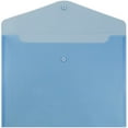thumbnail image 2 of JAM Paper Plastic Envelope with Snap Closure, Legal Booklet, 9 3/4" x 14 1/2", Blue, 12/pack, 2 of 4