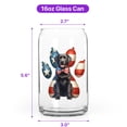 thumbnail image 5 of Patriotic Labrador Retriever 4th of July Independence Paws 16oz Glass Cup Mug Lab Dog Lover Gifts Glass Can - 02010, 5 of 5