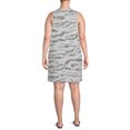 thumbnail image 3 of Terra & Sky Women's Plus Size Swing Tank Dress, 3 of 5