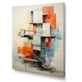 thumbnail image 2 of Designart "Colorful Mid Century modern Architectures II" Abstract Canvas Print, 2 of 5