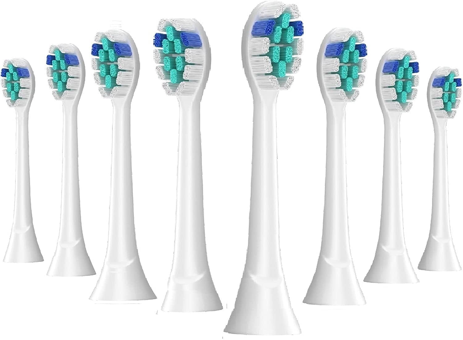 Brushmo HX6013/HX6015 Replacement Toothbrush Heads Compatible with