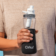 Cirkul Chill Sleeve & Comfort-Grip Lid for 22oz Bottle, Black