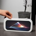 thumbnail image 6 of Light Through Triangular Prism, Carrying Case For Nintendo Switch & OLED Version, Eva Pouch Case for Console & Accessories with 10 Game Card Slot & Wristband, White, 6 of 6
