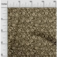 thumbnail image 2 of oneOone Cotton Cambric Brown Fabric Asian Batik Floral Dress Material Fabric Print Fabric By The Yard 42 Inch Wide, 2 of 4