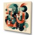 thumbnail image 2 of DESIGN ART Designart "Colors Of Progress I" Modern Midcentury Canvas Art Print 16 in. wide x 16 in. high, 2 of 5