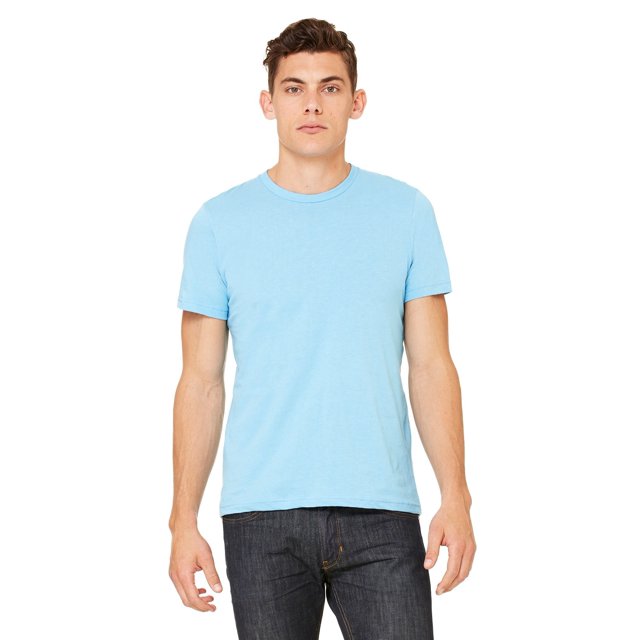 Bella + Canvas T-Shirt Unisexe à Manches Courtes - Bleu Océan - 2TG