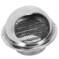 thumbnail image 3 of 3X Ventilation Murale en Acier Inoxydable Extracteur de Ventilation 80mm, 3 of 7