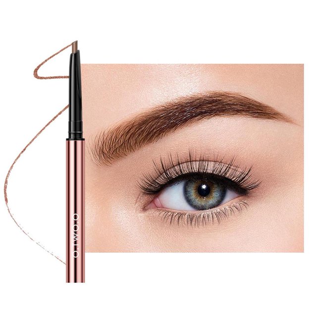 High Definition Shaping Chopper Eyebrow Pencil Natural Smooth Holds Color