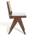 thumbnail image 6 of SAFAVIEH Couture Colette Square Mid Back Counter Stool, Walnut/Natural, 6 of 12