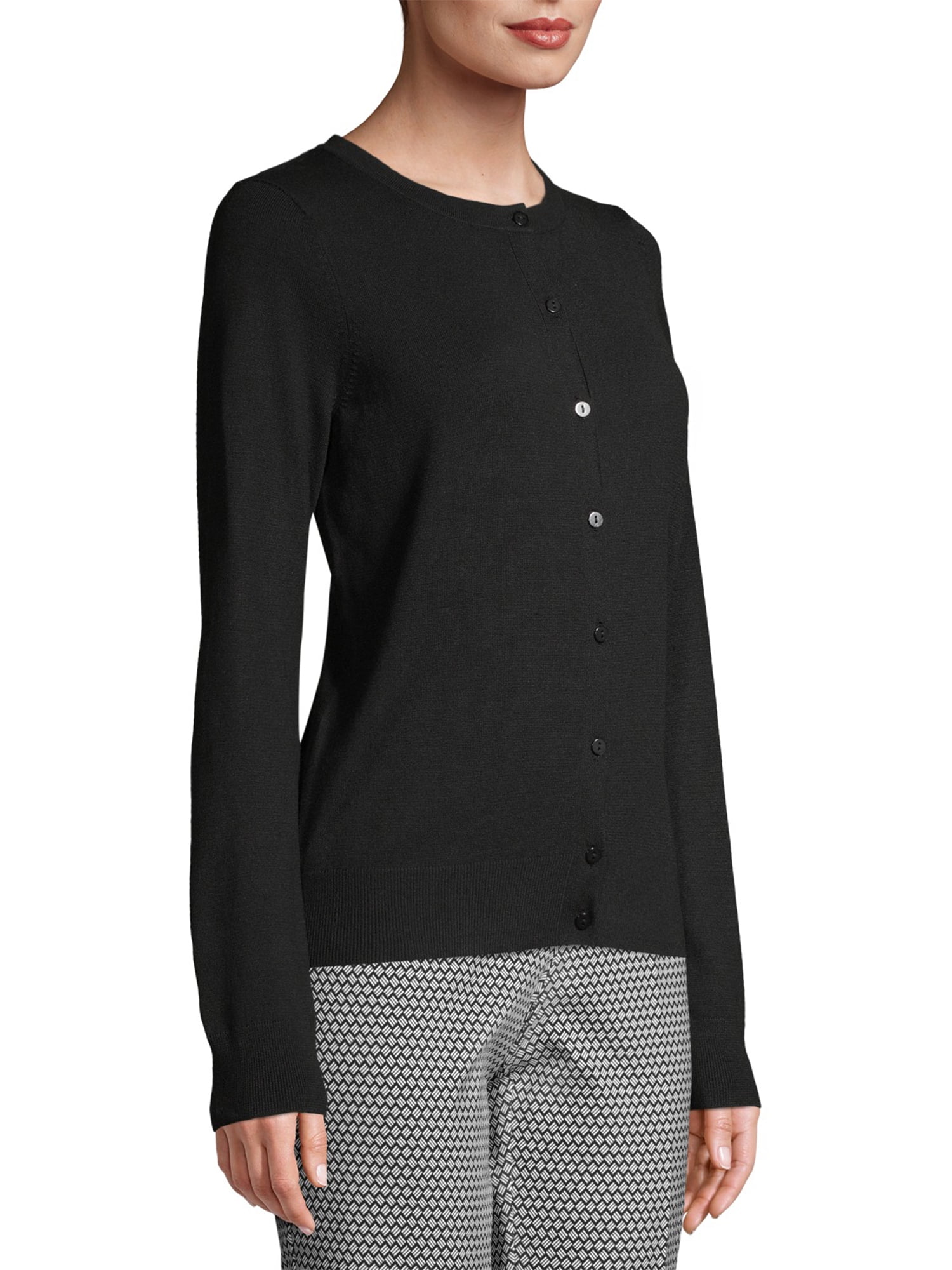 Time and Tru Women's Button Front Cardigan