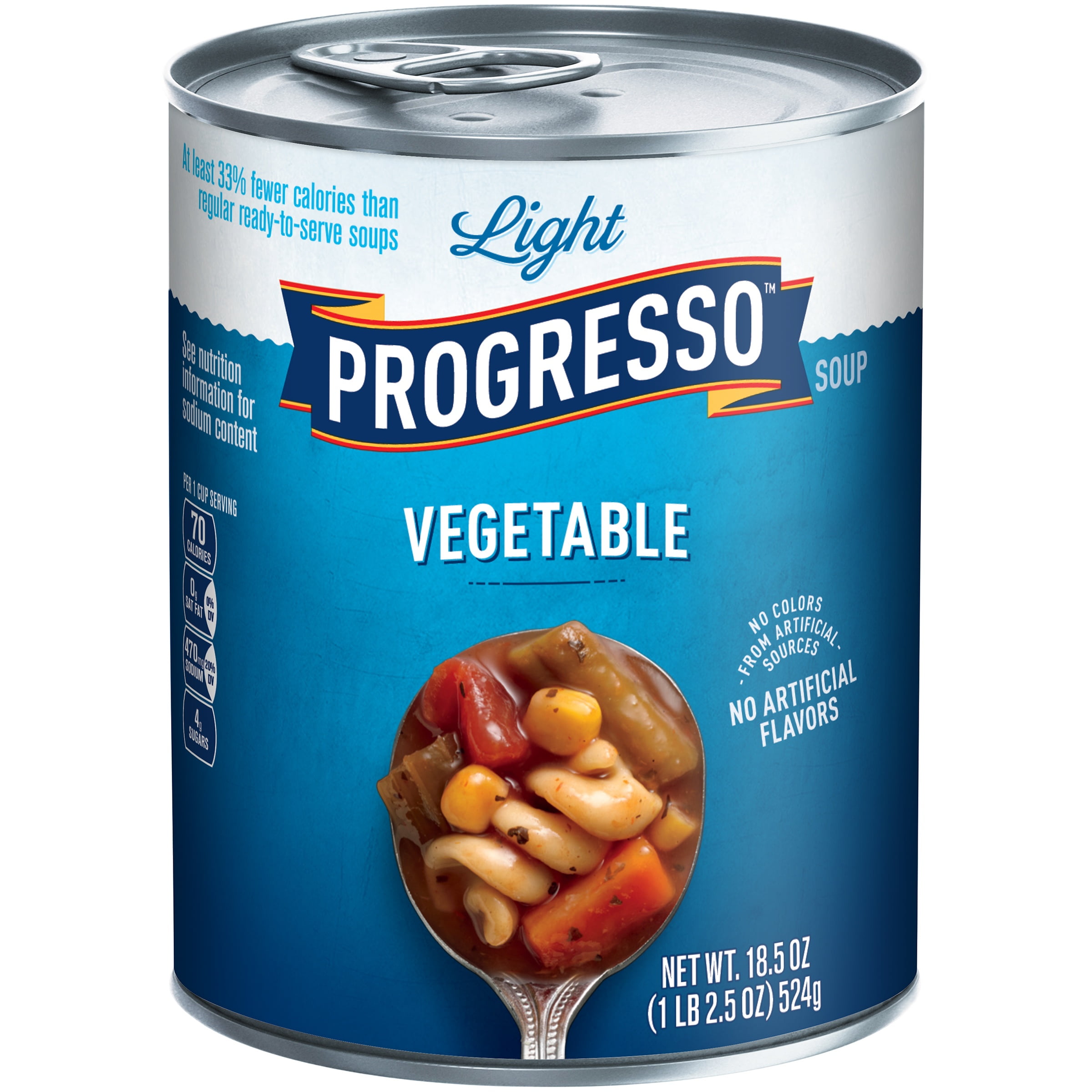 Progresso Light Vegetable Soup 18.5 oz Can by General Mills Sales, Inc.