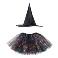 thumbnail image 2 of Disfraz de Bruja Fivean Unisex Tutú Telaraña Sombrero Halloween, 2 of 2