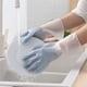 thumbnail image 4 of Guantes Suministros para el hogar Lavandería Lavado de goma femenino Platos Necesidades diarias del hogar Guantes para lavar platos Herramientas de limpieza Cocina, 4 of 5