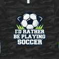 thumbnail image 4 of Inktastic I'd Rather Be Playing Soccer Women's T-Shirt, 4 of 5